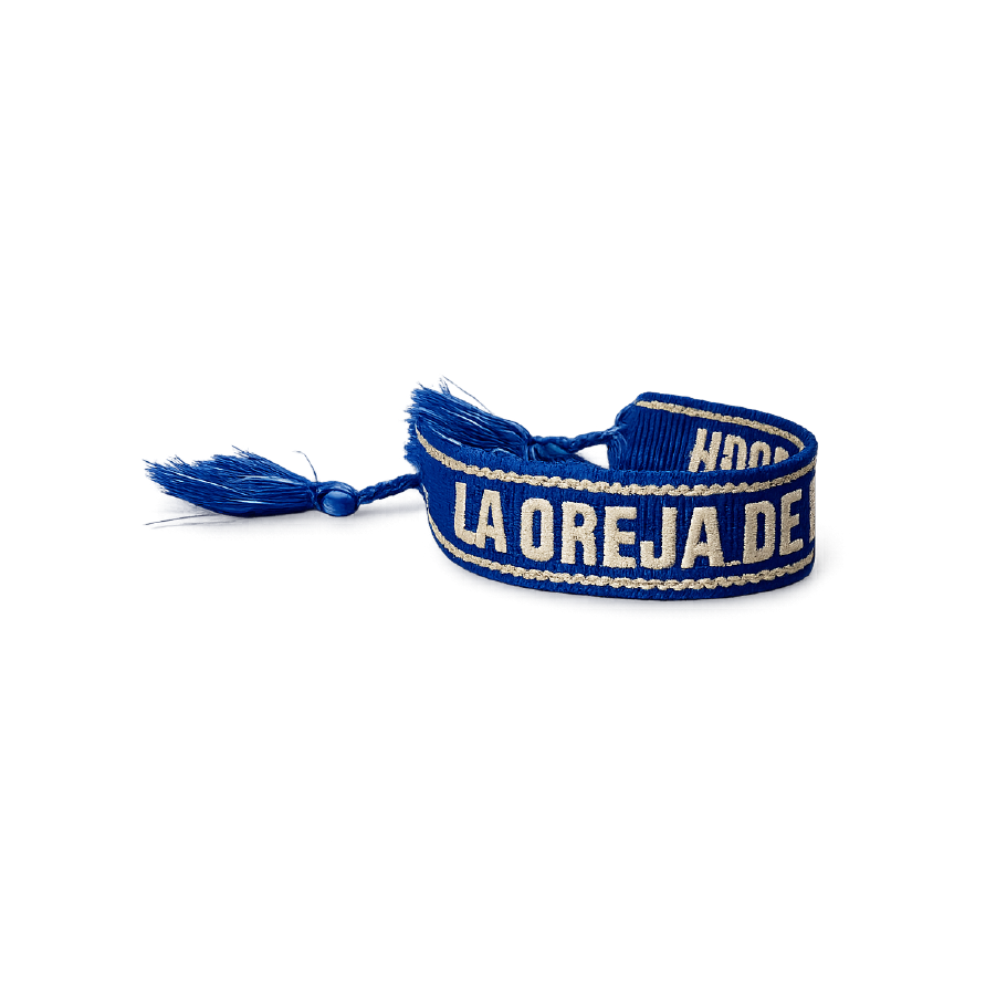 PULSERA BORDADA LODVG AZUL