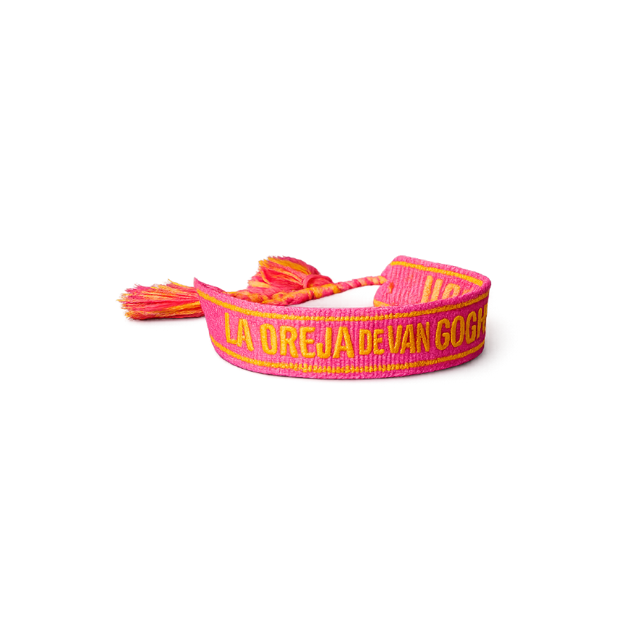 PULSERA BORDADA LODVG ROSA