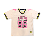 CAMISETA LODVG RUGBY BEIGE/ROSA