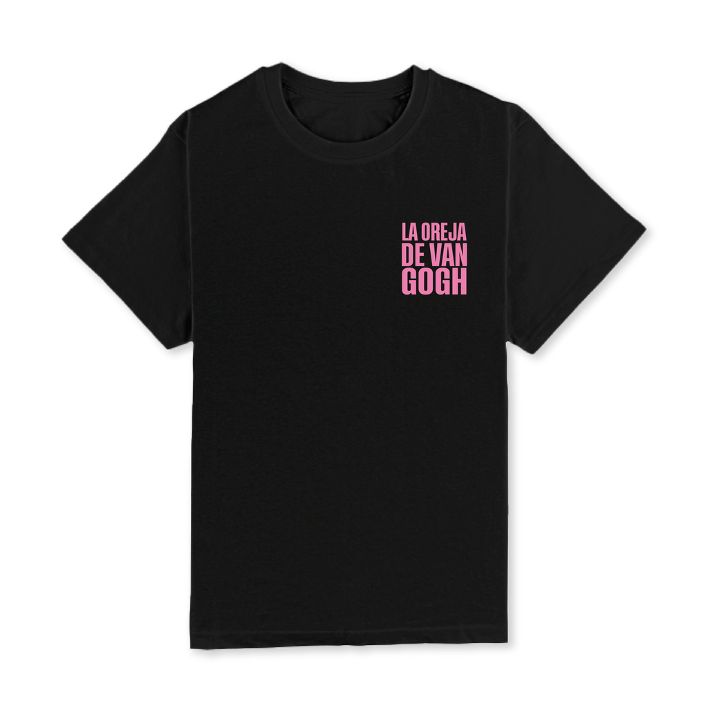 CAMISETA TOUR NEGRA ROSA