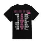 CAMISETA TOUR NEGRA ROSA