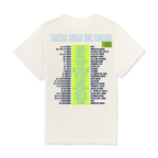 CAMISETA TOUR CREMA AZUL